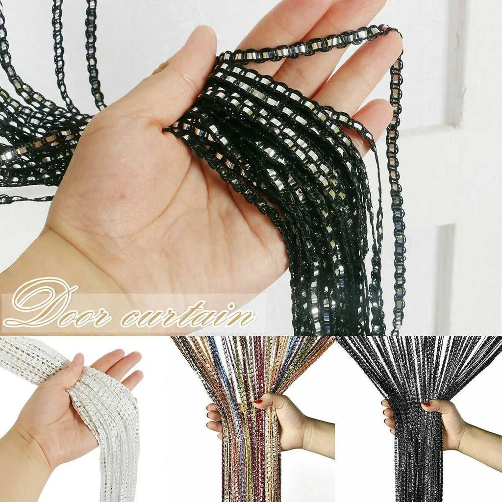 Door String Curtains Fringe Room Divider Curtains for Living Room Divider Decoration The jack market .AU The jack market .AU Home $ 55 14:202010806#White;200007763:201441035#CN