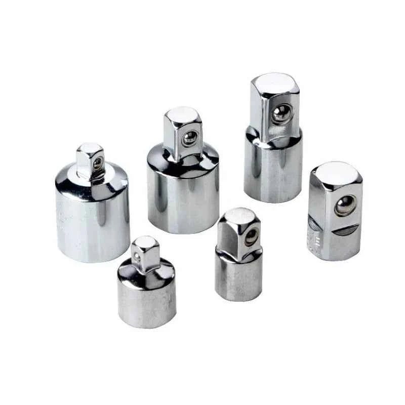 1/4" 3/8" 1/2" Ratchet Wrench Socket Converter Sleeve Head Chrome Vanadium Sleeve Drive Converter Transform Joint Hand Tools