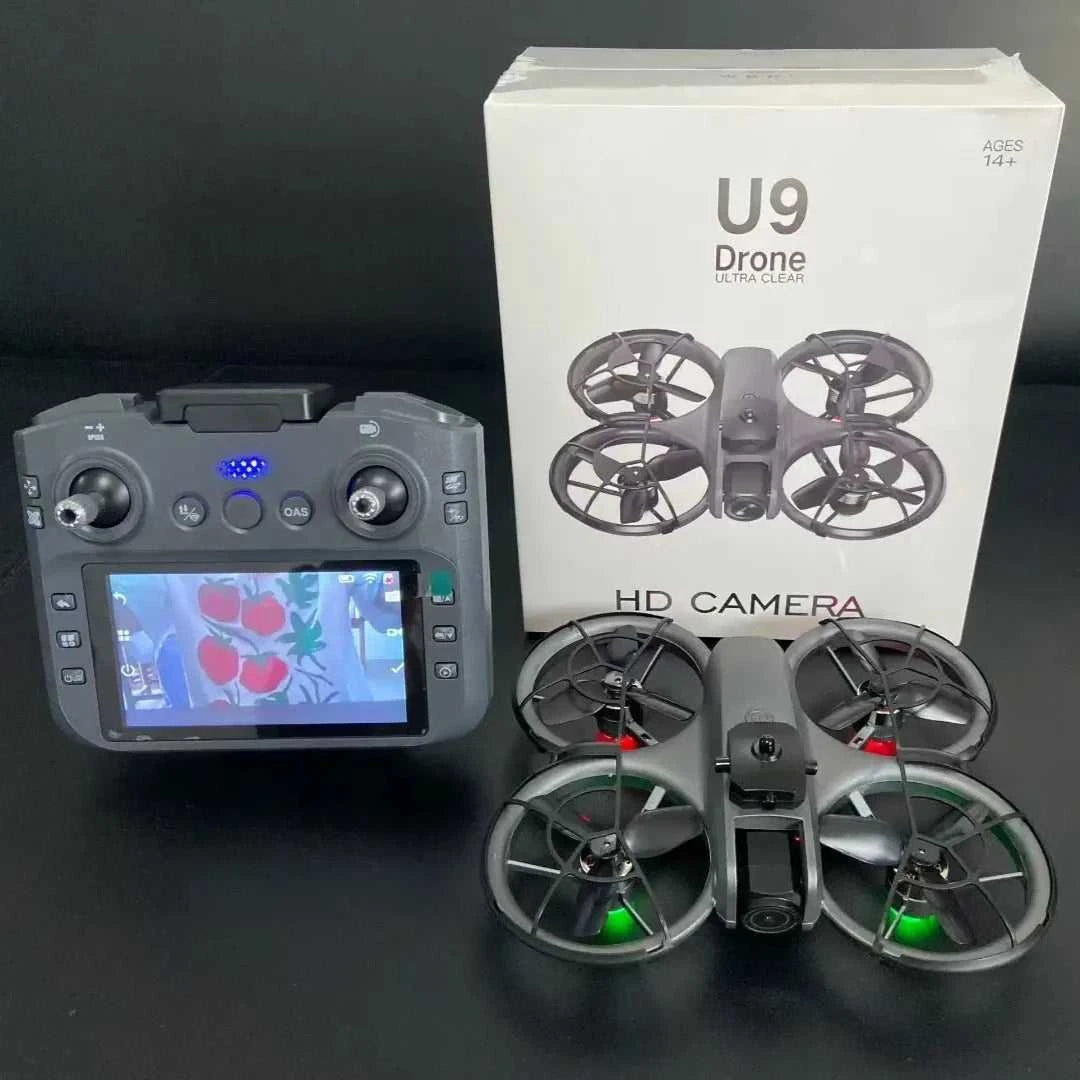 New U9 Aerial Drone 4.5-inch Large Screen RC 8K HD Electronic Adjustment Camera Hand Launch Intelligent Photography Aircraft The jack market .AU The jack market .AU Drones $ 115 14:193#U9-Brushless-8K