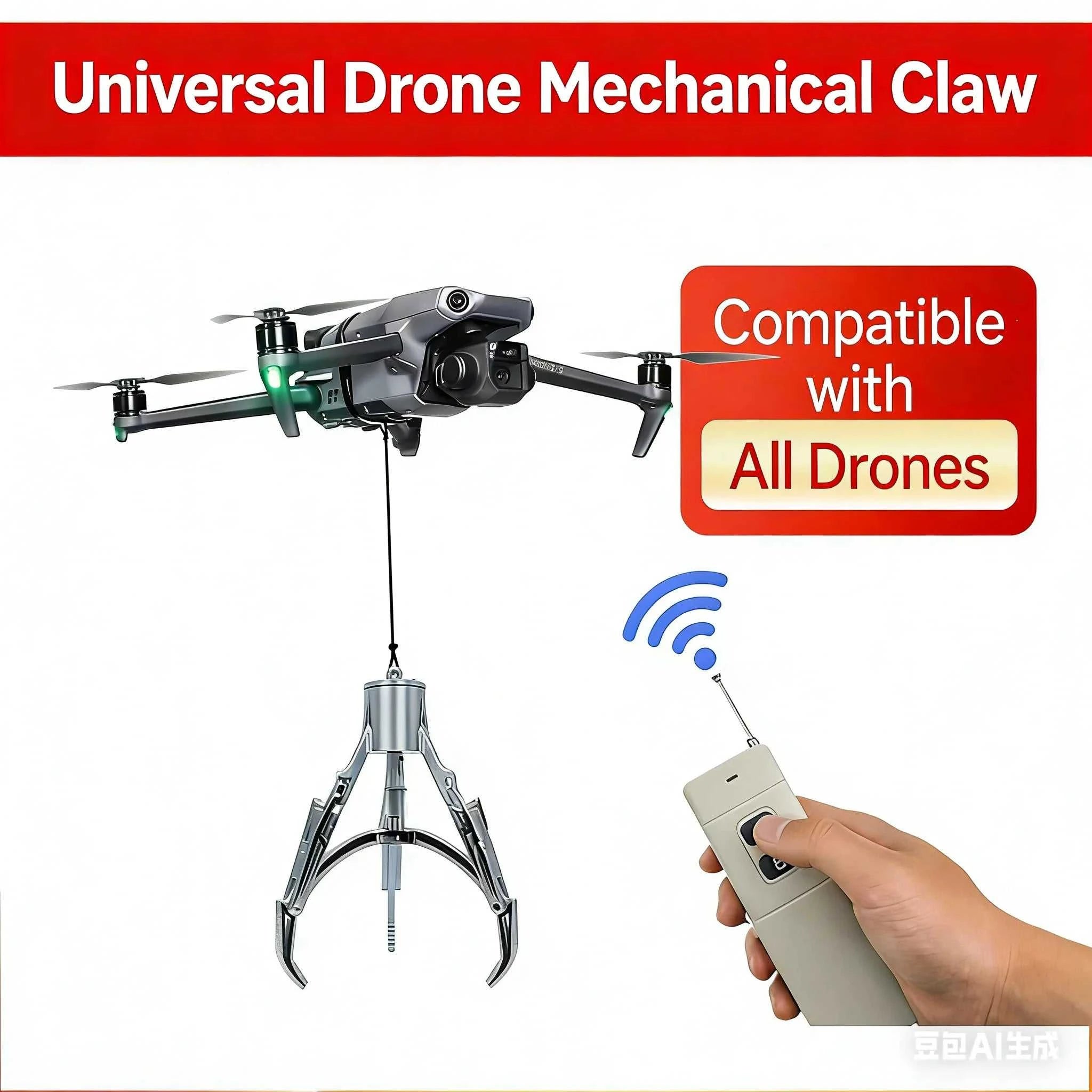 Universal Drone Mechanical Claw Remote Control Gripper Payload Dropper for DJI Mavic 3/Mini 5 Pro/Air 3/Autel Accessories The jack market .AU The jack market .AU Drones $ 92 14:350850#Silver
