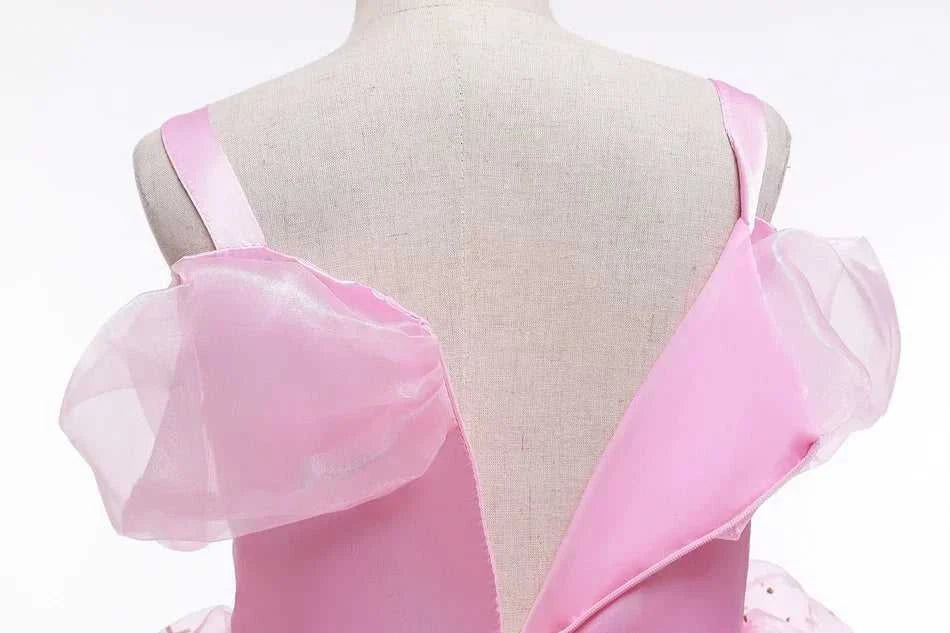 Kid Princess Pink Dress Girl Summer Fancy Party Clothes Children Sleeping Beauty Flower Dresses Christmas Carnival Costume Cloth The jack market .AU The jack market .AU Mum & Kids: Essential Products for Every Family $ 49 14:200001438#Aurora03;200000463:200661901#6-7T (Size 140)