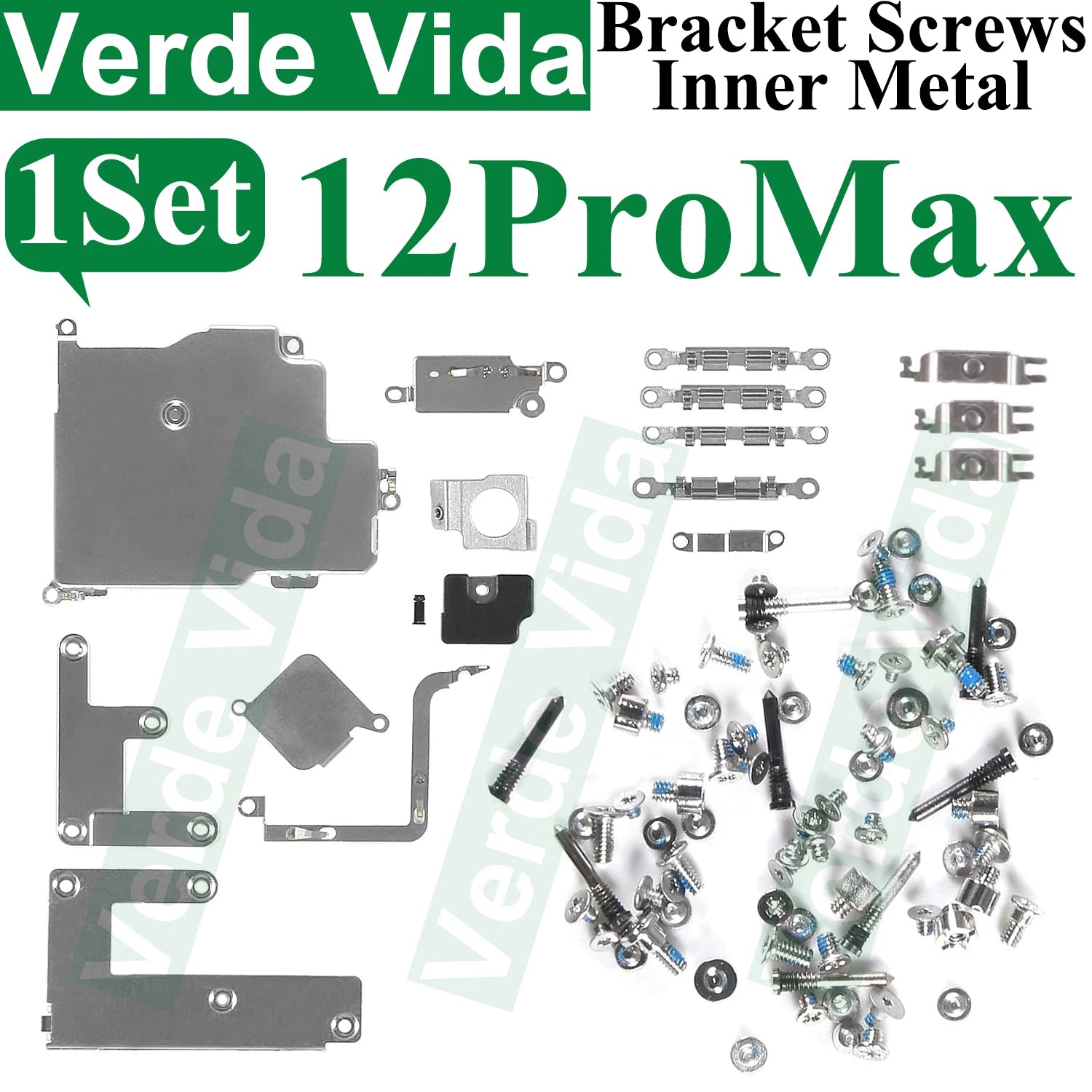 iFixit Metal Bracket Shield Plate Set for iPhone X/XS/XR/11/12/13 Pro Max - Full Inside Screws Replacement