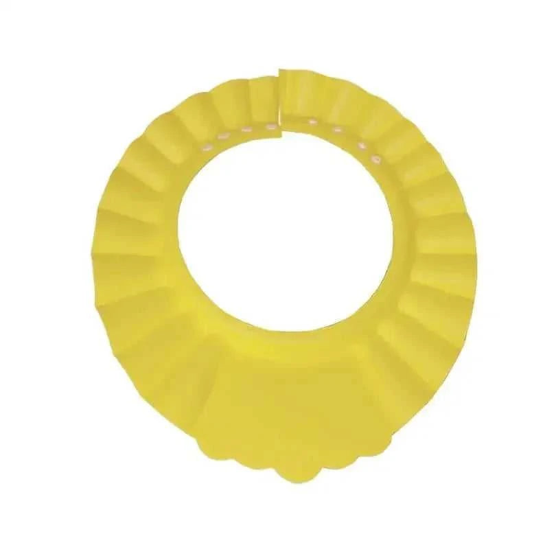Adjustable Baby Bath Cap with Visor Hat - Waterproof Shower Protection Shampoo Splashguard Hair Wash Shield for Infants