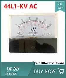 44C2 Analog DC Ammeter - Precision Measurement from 50μA to 500μA for Accurate Electrical Readings