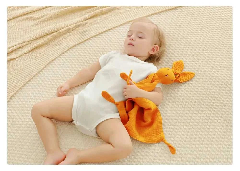 Muslin Baby Comfort Towel Cotton Comforter Blanket Soft Newborn Sleeping Dolls Kids Fashion Sleep Toy Soothe Appease Towel Bibs The jack market .AU The jack market .AU Mum & Kids: Essential Products for Every Family $ 22 14:175#SU1017 Blue
