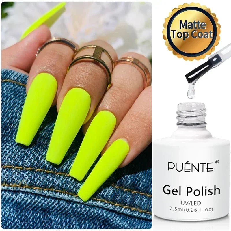PUENTE Cat Eye Magnetic Gel Nail Polish - Vibrant Starry Galaxy Effect, Soak Off UV, 7.5ML