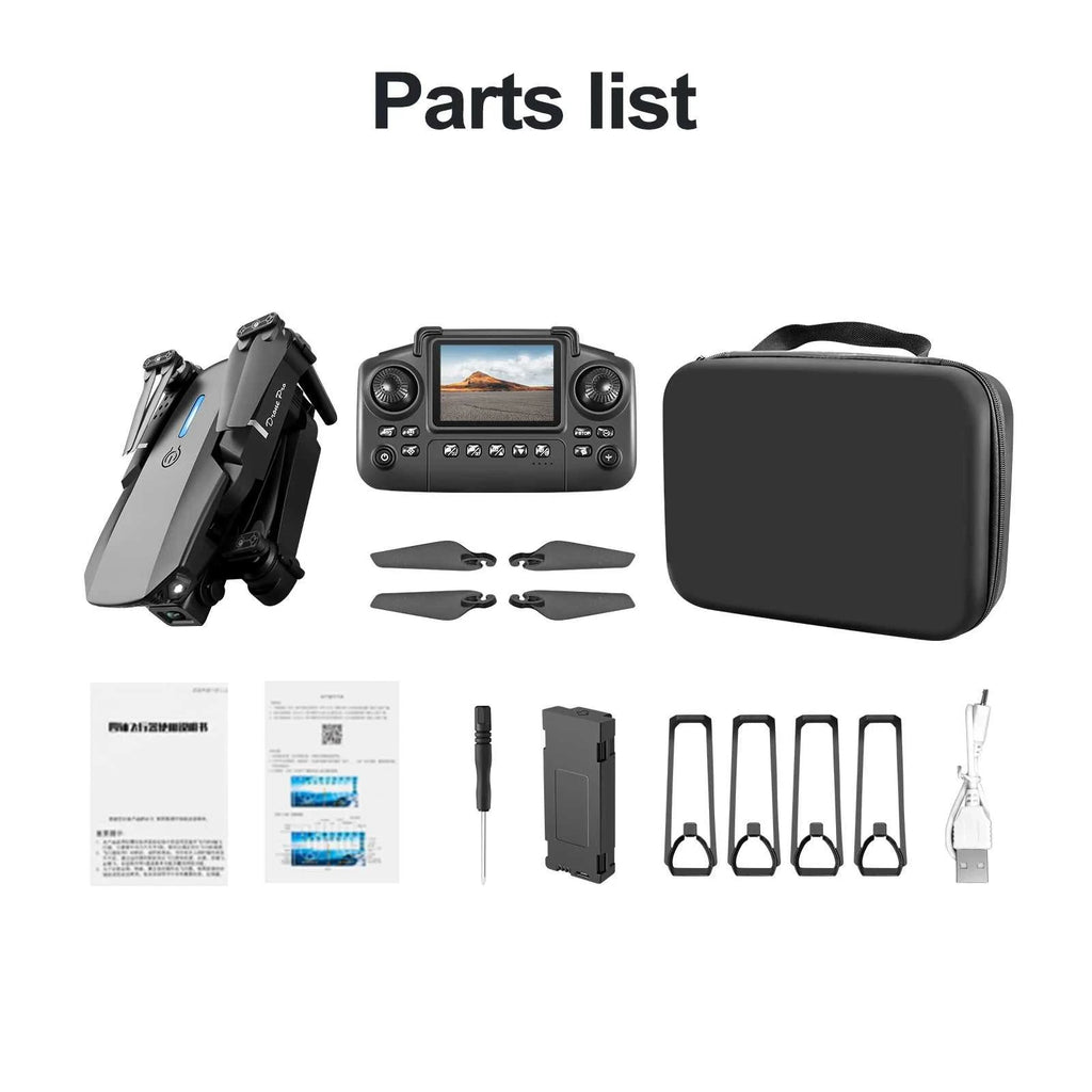 2026 New original E88 Air With Screen-Controlled Lighting Mini Drone 4K Untal 2 Camera Optical Flow Remote Control Aircraft gift The jack market .AU The jack market .AU Drones $ 81 14:10#Black