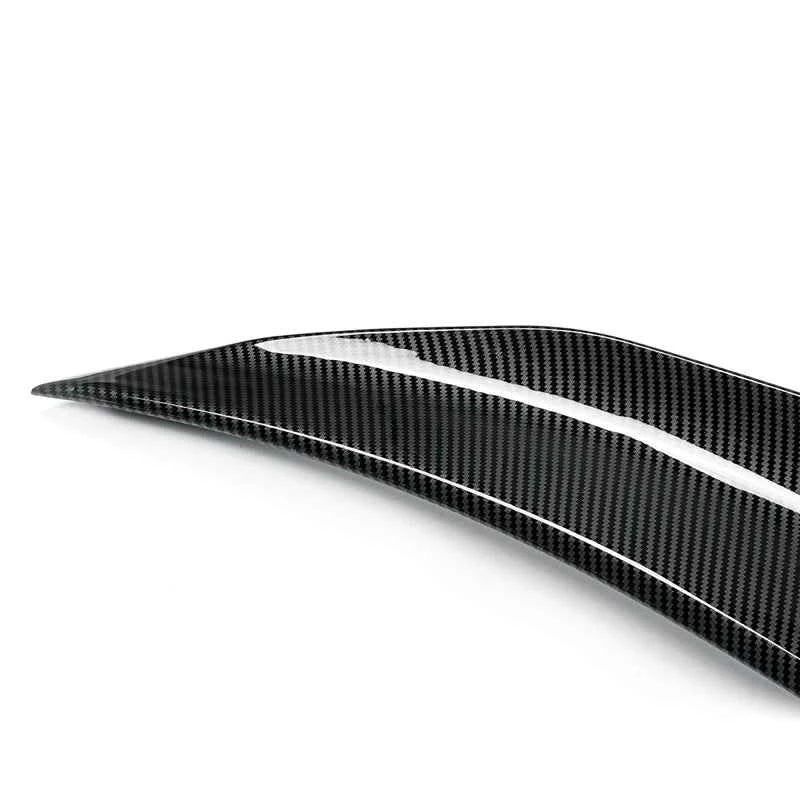 Black/Carbon Q50 Rear Wing Lip Car Rear Trunk Boot Lip Spoiler Wing Extension For Infiniti Q50 2014-2021 Rear Wing Spoiler Lip