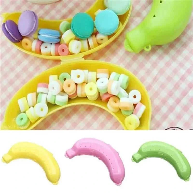 1PC Travel Outdoor Portable Banana Shape Protective Case Creative Plastic Banana Fruit Storage Case The jack market .AU The jack market .AU Home $ 23 14:1052#pink
