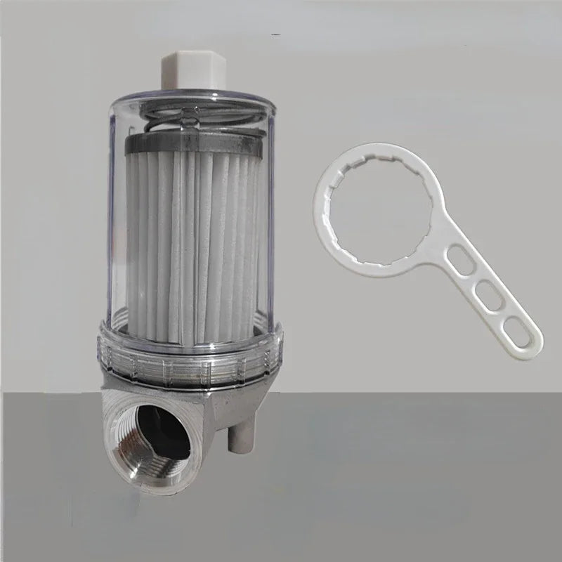 Vehicle fuel pump diesel dispenser transparent impurity filter assembly oil refueling machine filtration accessories