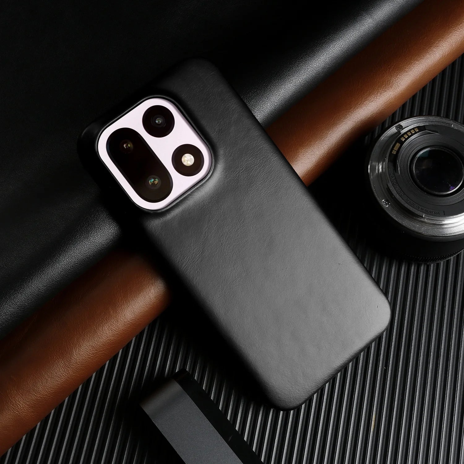 Luxury Magnetic Genuine Leather Case For Oneplus 15 11 12R 13R 10Pro Ace5 Pro Full Wrapped for Magsafe Back Cover Phone Cases