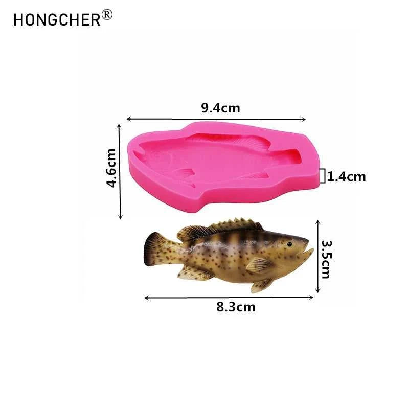 Silicone Fish Mold - Food Safe Chocolate Candy Fondant Ice Mold Flexible Soap Candle Wax Resin Polymer Clay Mold,Fish Mold The jack market .AU The jack market .AU Fishing Gear $ 20 14:200006153#Pink
