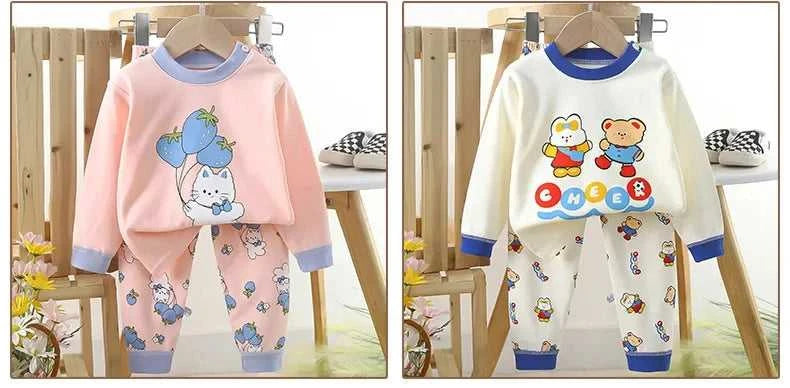 New 2025 Kids Girls Casual Warm Pajamas Cute Cartoon Rabbit Long Sleeve T-Shirt Tops + Pants Baby Autumn Sleepwear Clothing Sets The jack market .AU The jack market .AU Mum & Kids: Essential Products for Every Family $ 35 14:200004889#Style 4;200000463:200661898#12M
