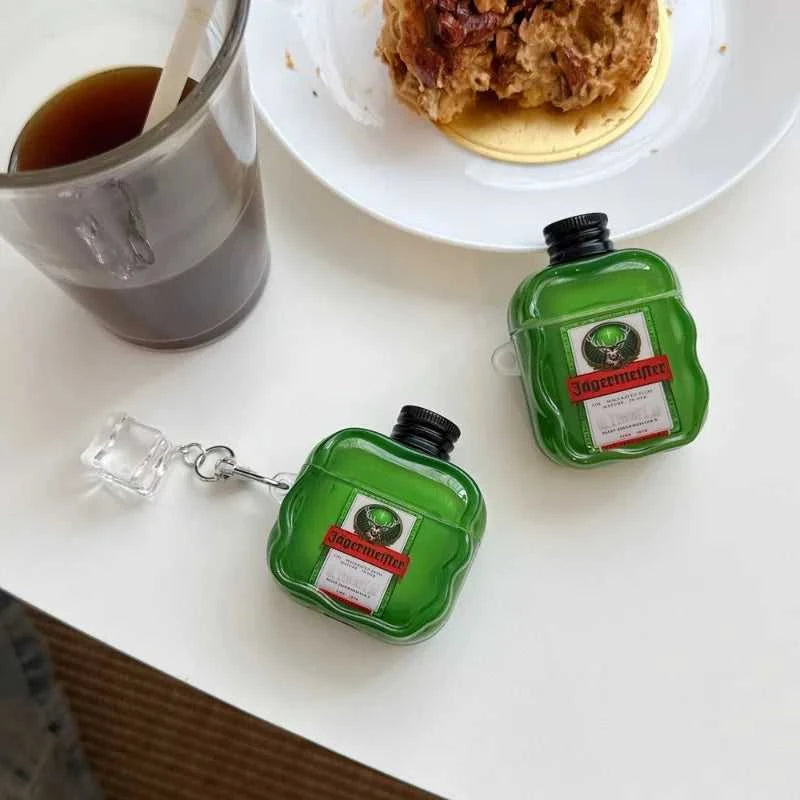 Soft Protective Case for AirPods Pro/1/2/3, 3D Green Liquor Bottle Design, Anti-Scratch Anti-Slip Cute Earphone Cover The jack market .AU The jack market .AU Accessories Electronics $ 57 14:1063#A;5:872#Airpods 1 2