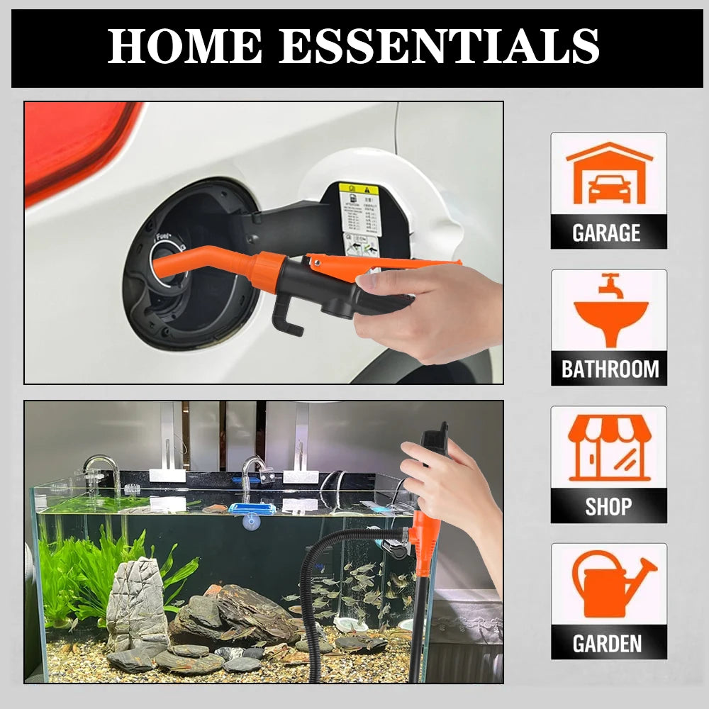 For SUV Truck RV Boat Car Gas Oil Pump Portable Electric Automatic Fuel Tank Tools Water And Oil Absorption Vacuum Pumps