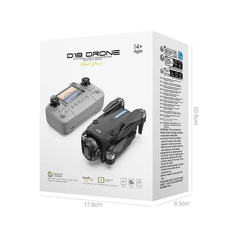 Lenovo D18 Drone 8K Aerial HD Dual Camera Intelligent Obstacle Avoidance Brushless Power GPS Return Screen Remote Control Drone The jack market .AU The jack market .AU Drones $ 105 14:1052#D18-8K HD-Grey