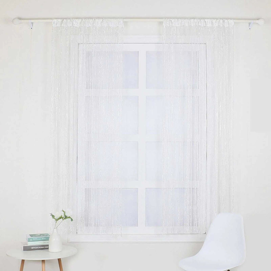 Door String Curtains Fringe Room Divider Curtains for Living Room Divider Decoration The jack market .AU The jack market .AU Home $ 55 14:202010806#White;200007763:201441035#CN