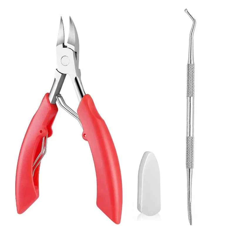 Professional Hawkbill Nail Clippers Nail Pick Trimmer for Ingrown Toenails Paronychia Cutter for Unisex Foot Care Manicure Tool
