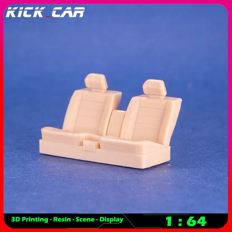 Kickcar 1/64 Car Seats Model Car Diorama Uncolored Resin Garage Scene Repair Tools Decoration Simulation Scene Toy