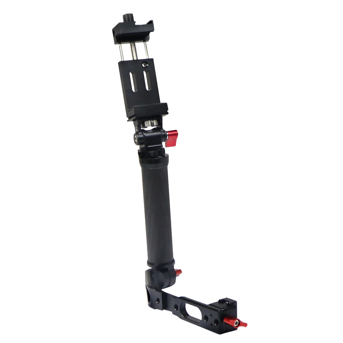 Carbon Fiber L Bracket Handle Grip Foldable Cold Shoe Mount Clamp for DJI Ronin RS3 RS4 Mini RS2 RSC2 Handheld Gimbal Stabilizer