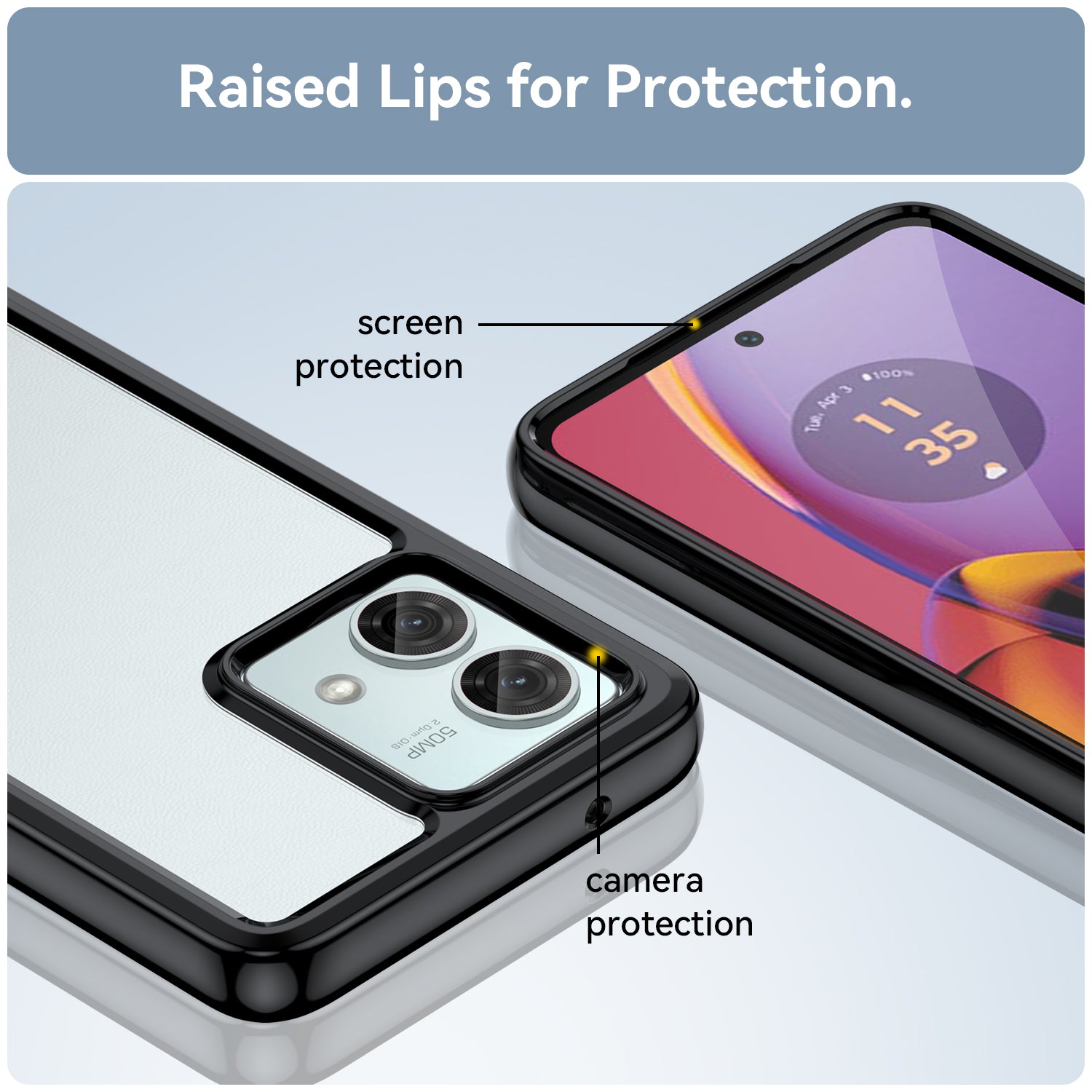 Colorful TPU Case for Motorola Moto G84/G54/G14/G04/G04S/G24/G34 - Shockproof Protection & Stylish Design