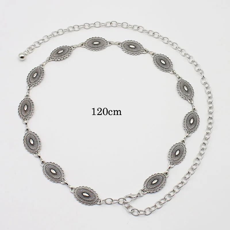 Vintage Vibes Chain Belt - Versatile Boho Dress & Skirt Accessory for Effortless Style