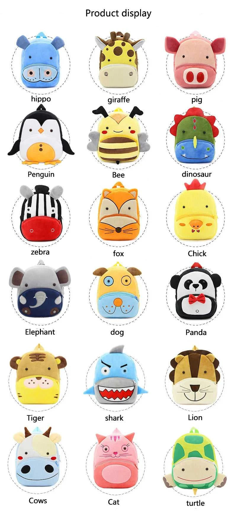 Cute Animals Cartoon Plush Children Backpacks Schoolbag Girls Boys casual Baby Bags The jack market .AU The jack market .AU Mum & Kids: Essential Products for Every Family $ 27 14:10#Shark