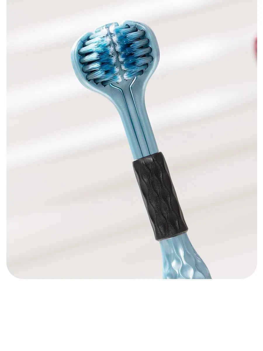 BrightSmile 3D U-Shaped Soft Toothbrush for Ultimate 3-Sided Oral Care for Adults and Couples