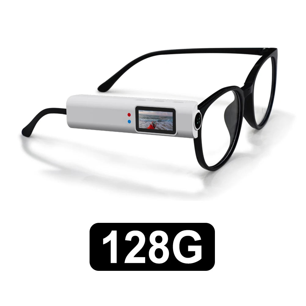1080P HD Wearable Glasses Camera 4K Small Sport Cam Bodycam Go Pro WiFi Digital Video Recorder DVR Camcorder for Driving Hiking