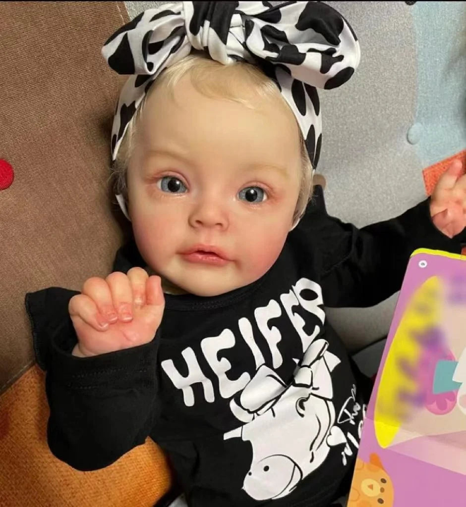 Reborn Dolls 18 Inch Sue-sue 3D Painted Cute Bebe Reborn Doll With Rooted Hair Doll Toys For Children Muñecas Reborn