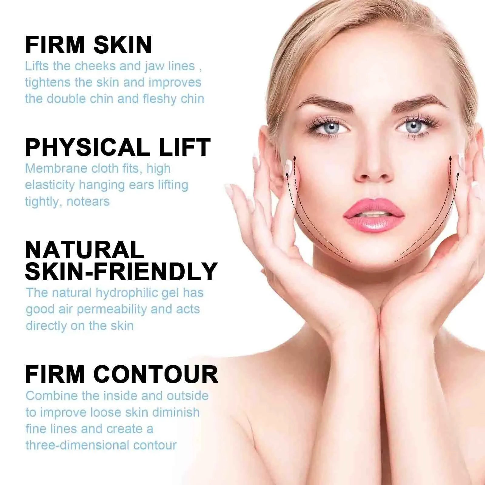 Radiant Glow Collagen Facial Mask | V-Shaped Firming & Brightening Hydration with Hyaluronic Acid