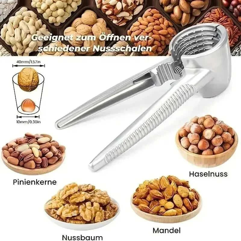 1pc Silvery Metal Multi Functional Walnut Clip Household Nut Shelling Tools Suitable for Walnuts Chestnuts and Hazelnut The jack market .AU The jack market .AU Home $ 25 14:1254#1pc