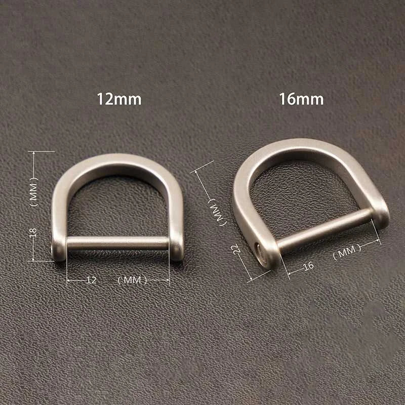 Titanium D Ring Key Shackle U Shape Key Ring Horseshoe Clasp For Car Fob DIY Leather Key Organizer Keychain The jack market .AU The jack market .AU Jewellery & Chains $ 47 14:29#Stainless steel 12mm