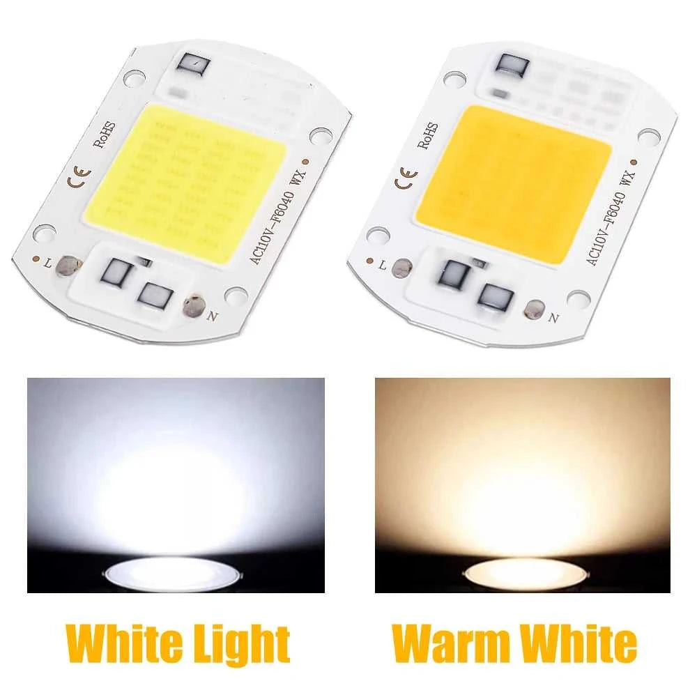 COB Chip LED Lamp 110V 220V 20W 30W 50W Smart IC No Need Driver Lampada LED Bulb Lamp for Flood Light Spotlight DIY Lighting The jack market .AU The jack market .AU Home $ 49 136:200002572#20W 220V warm
