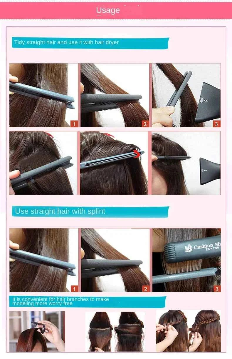 SalonPro Hair Straightening Comb - Effortless Styling & Smooth Finish Tool for Women