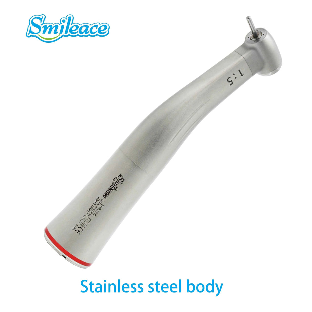 FiberOptic Pro Dental Low Speed Handpiece - Versatile 1:5, 1:1, 4:1 Contra Angle for Precision Dentistry