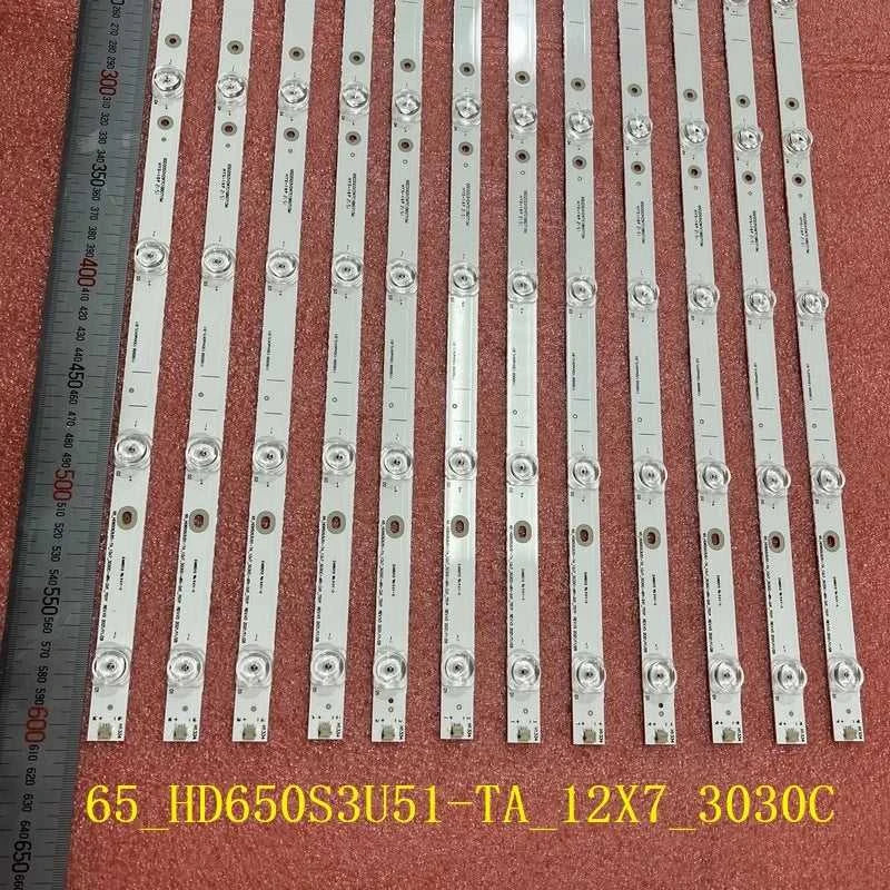 LED backlight Strip For Hisense 65P6 H65A6500 H65A6500UK 65H9808 65 HD650S3U51-TA_12X7 Toshiba 65M550KB HE654NMF52700221 The jack market .AU The jack market .AU Home $ 216 136:9131278654#5 set For 5 TV;200007763:201336103