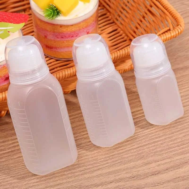 Clear Condiment Squeeze Bottles Honey BBQ Sauces Salad Oil Ketchup Dispenser Container with Scale Seasoning Bottle Kitchen Tool The jack market .AU The jack market .AU Home $ 40 14:193#Mixed-18pcs