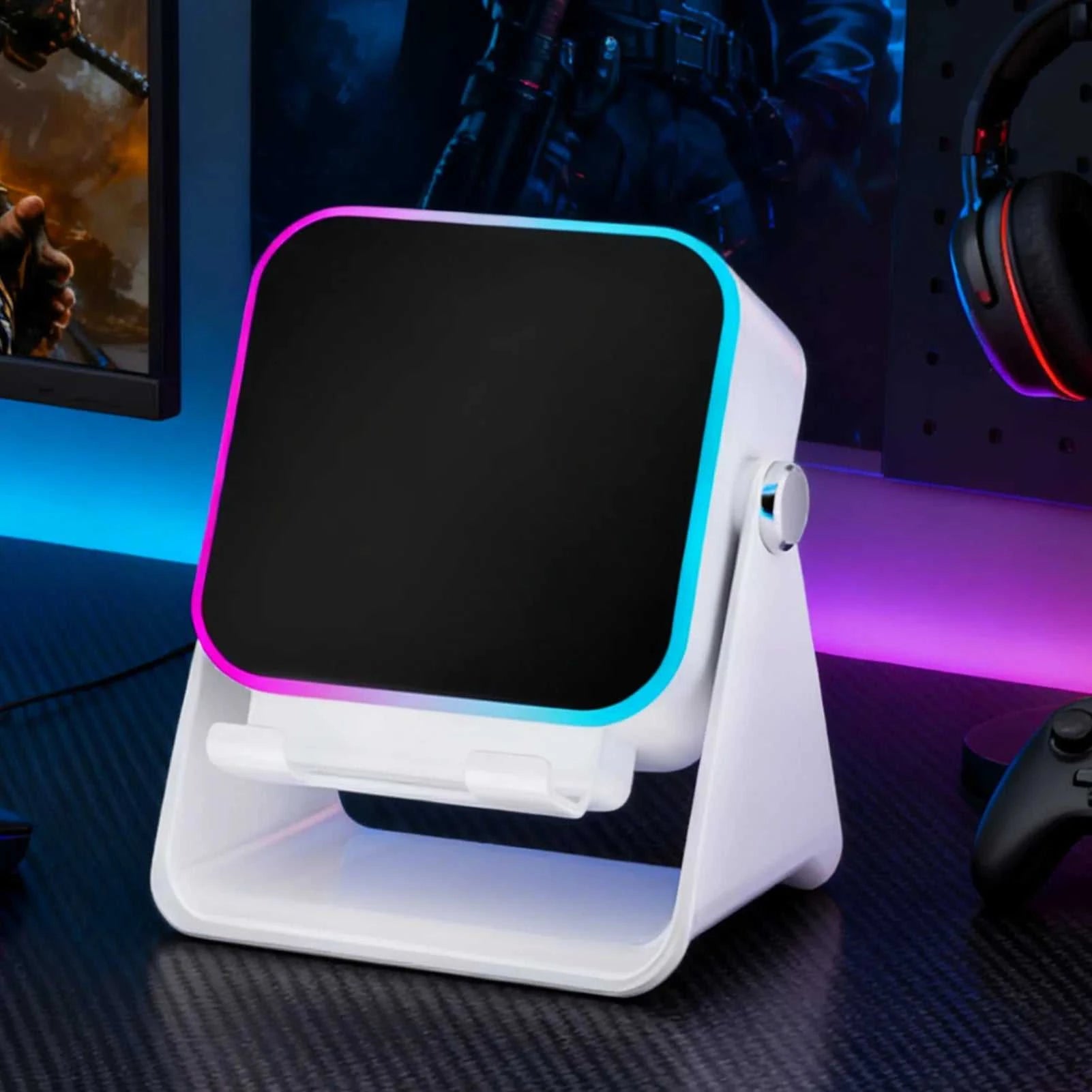 2026 Induction Speaker With Light Foldable Station Phone Speaker Stand 10W For Home Office Travel Christmas Birthday Men Women The jack market .AU The jack market .AU Accessories Electronics $ 73 14:193#Black