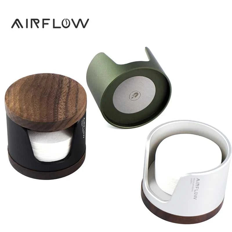 AIRFLOW Coffe Coffee Filter Paper Storage Box 51/53/58mm Round Filter Paper Holder Mocha Pot Filter Paper Dust-proof Storage Box The jack market .AU The jack market .AU $ 49 14:193#Silver