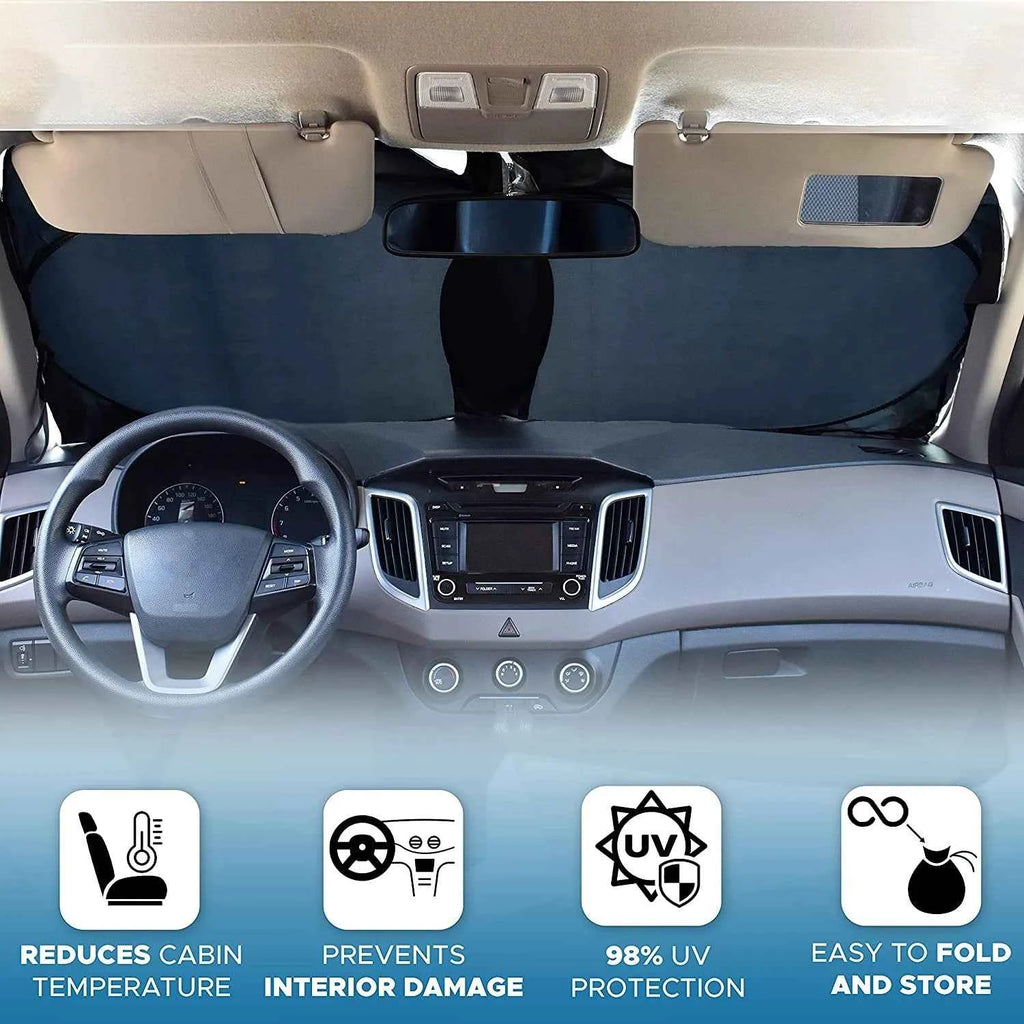 For VW Tiguan Golf Passat Jetta Touareg Car Windshield Sunshade Cover Front Window Sun Shade Visor Auto Interior  UV Protection