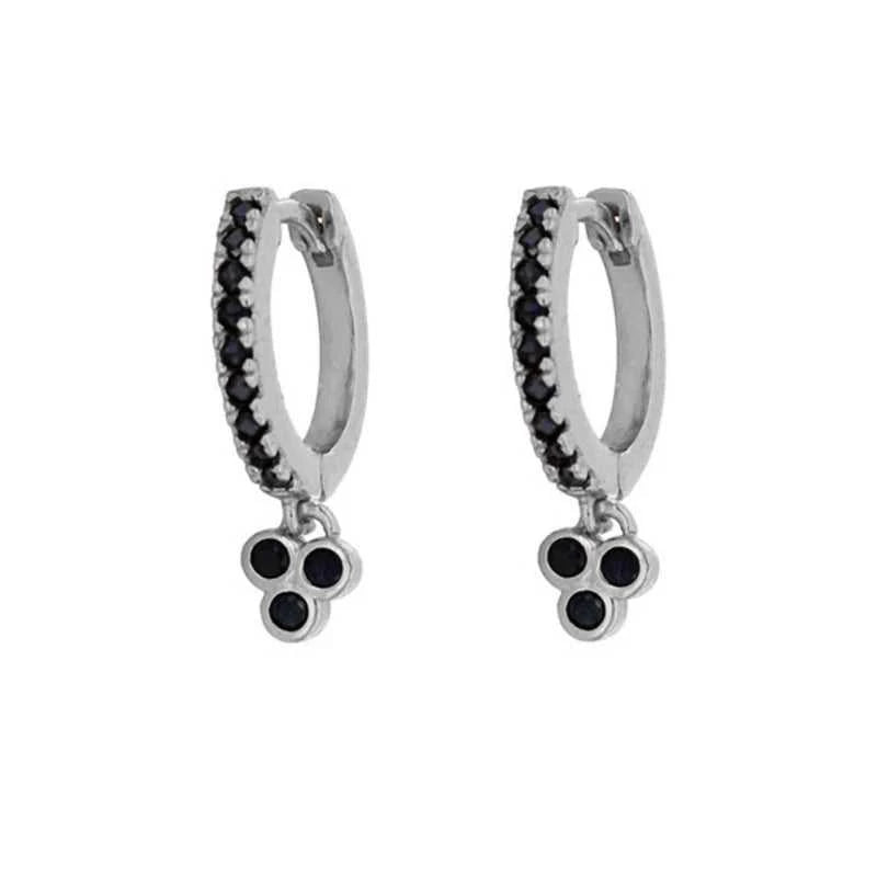 TIANDE Black Zircon Hoop Drop Earrings for Women Gold Plated Piercing Women's Dangle Earrings Set 2022 Fashion Jewelry Wholesale The jack market .AU The jack market .AU Jewellery & Chains $ 48 200001034:200025551#JQH0068-SS-5