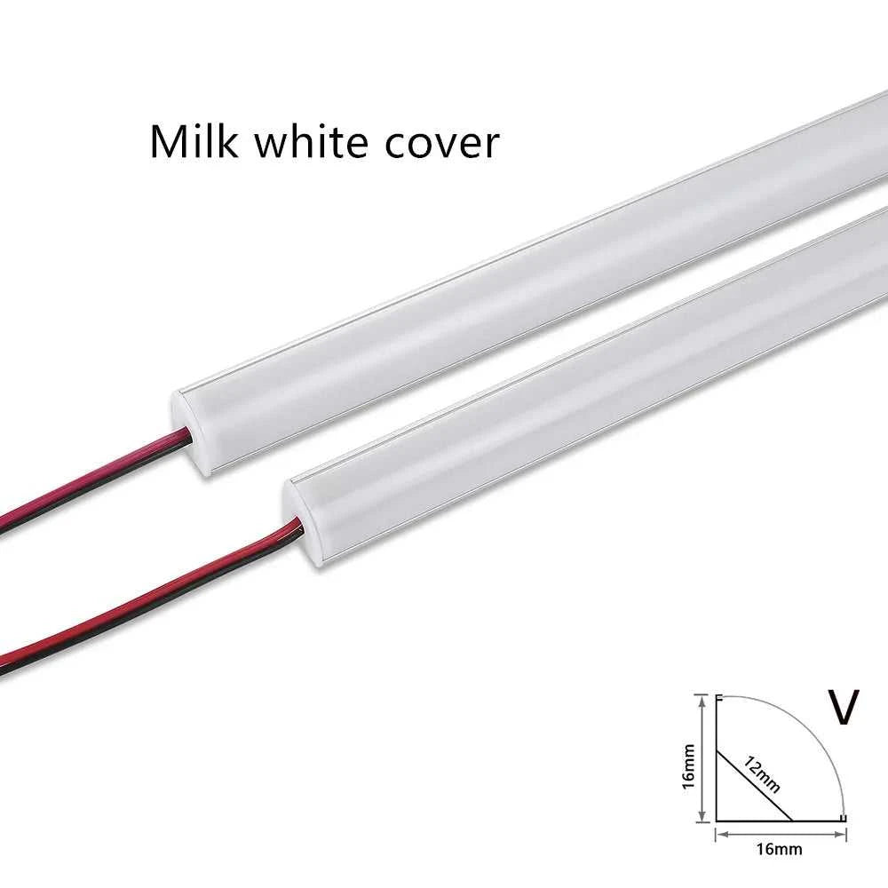 LED cabinet bar light 5730 5630 36LEDs Kitchen light under furniture 12V DC 50cm profile aluminum led hard strip Linear lights The jack market .AU The jack market .AU Home $ 85 136:202573808#V Milky cover 3000K;14:193#10PCS