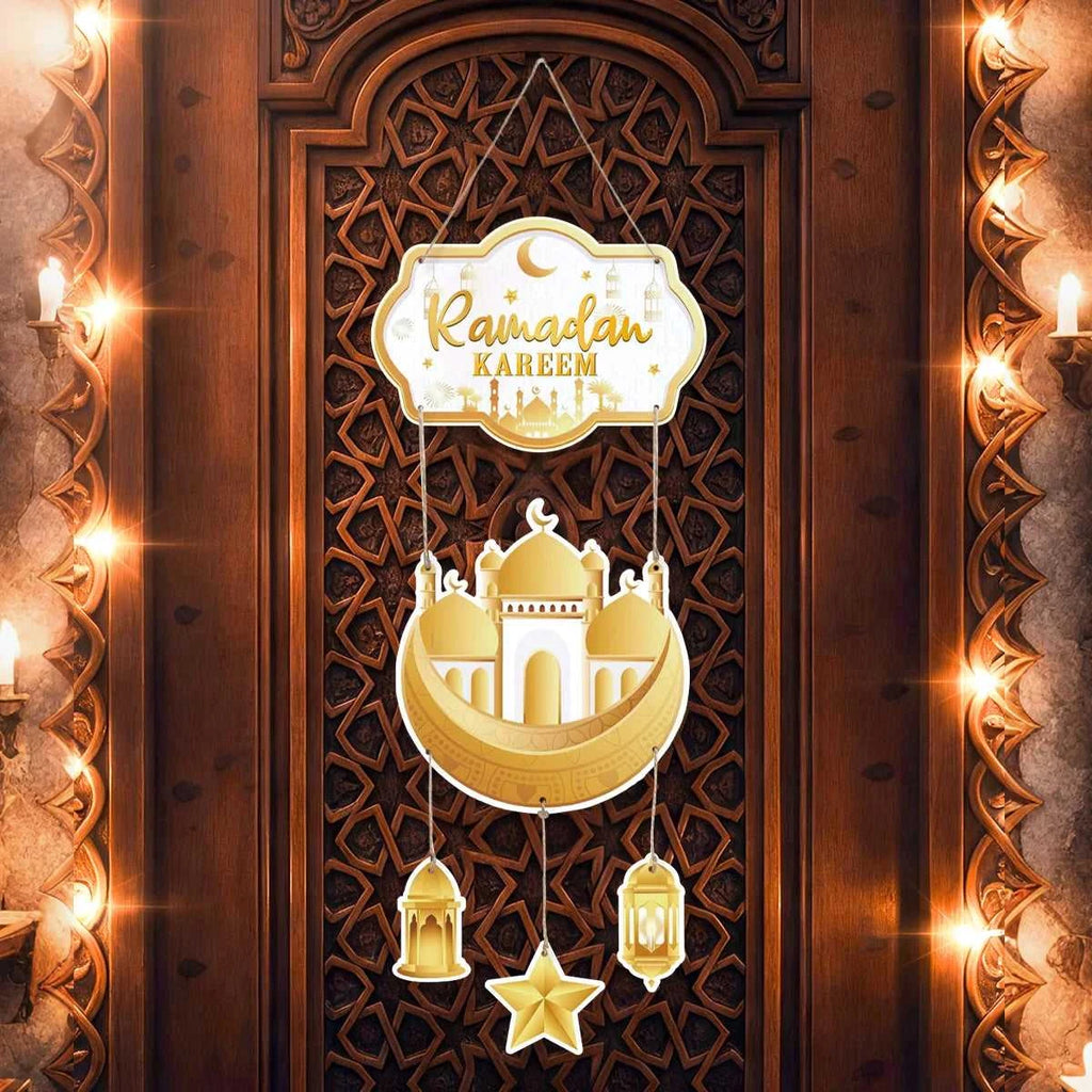 Eid Mubarak Door Hanging Flag Kareem Ramadan Decor for Home 2025 Ramadan Mubarak Islamic Muslim Party Decor Happy Eid Al Adha The jack market .AU The jack market .AU Home $ 20 14:202418806#paper door hanging 3