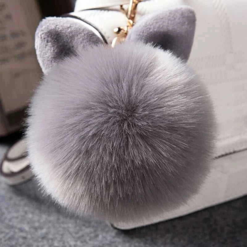 Furry Rabbit Ear Furry Ball Keychain Cute Rabbit Ear Plush Pendant Faux Fur Furry Rabbit Ear Bag Accessory Car Hanging Accessory The jack market .AU The jack market .AU Jewellery & Chains $ 47 14:1202#Brown