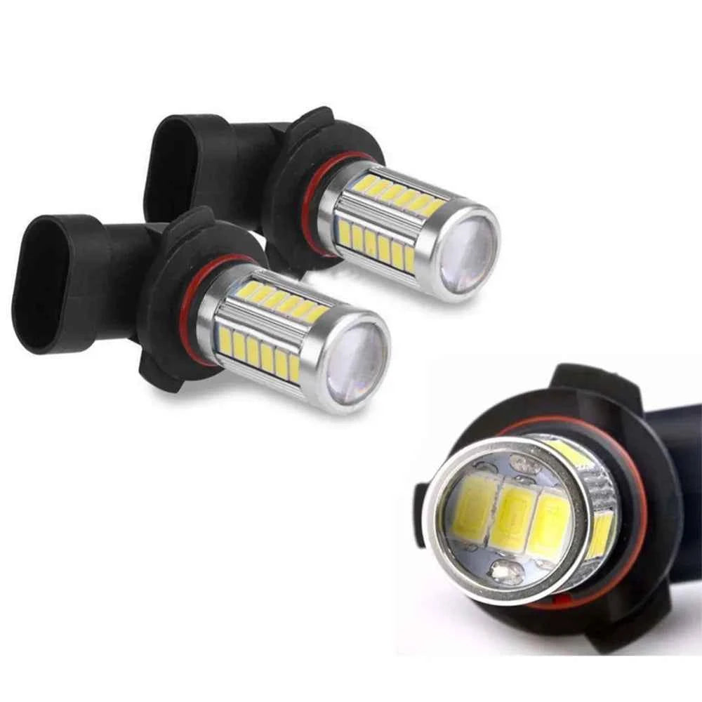 H4/H7/9005/9006 33SMD 800LM COB LED Low Consumption High Power Car Canbus Headlight Bulb Running Light White Motorcycle Fog Lamp