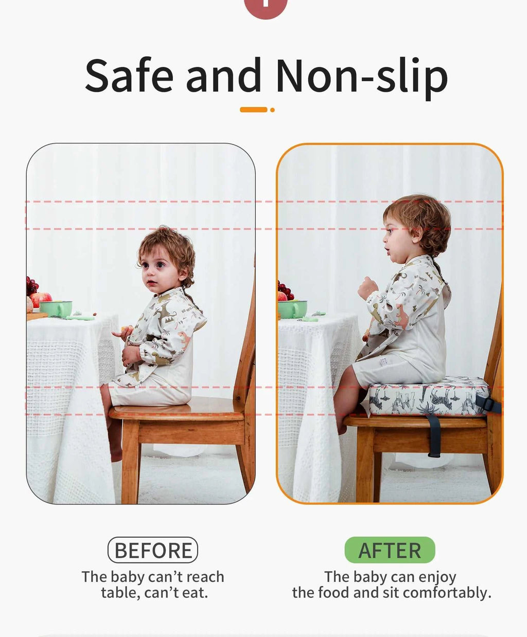 INSULAR Adjustable Cushion Children Seating Washer Kids Booster Seats Baby Dining Heightening Insole Removable Safety Cushions The jack market .AU The jack market .AU Mum & Kids: Essential Products for Every Family $ 40 14:691#Giraffe