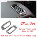 Dashboard AC Air Conditioning Outlet Vents Frame Cover Trim For GAC Trumpchi Empow 2022 - 2025 Carbon Fiber Accessories Interior