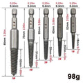 HexaFix Broken Screw Extractor Set - 5PC Hexagonal Handle Tool for Effortless Thread Removal
