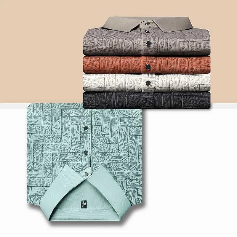 2024 Summer New Men's Business Print Short Sleeved POLO Shirt Comfortable and Cool Casual Fashion T-shirt The jack market .AU The jack market .AU Men Fashion $ 30 14:350852;5:4182